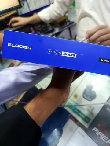 Glacier R-7110 Wired Buds - New in Box (Black)