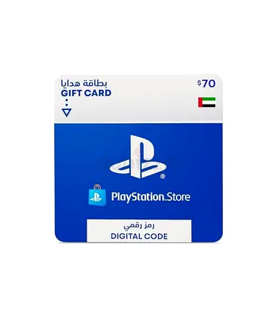 PlayStation Store Gift Card USD 70 (UAE) - Digital Code