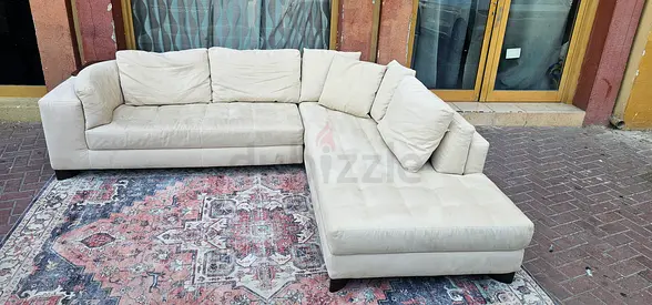 Selling in excellent condition Italian L shape sofa