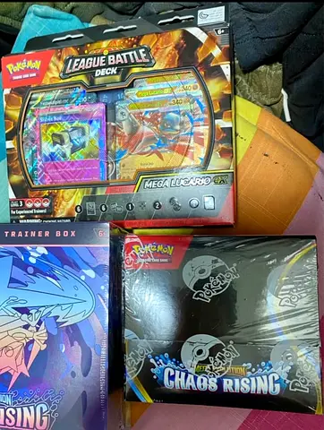 Pokemon Chaos Rising ETB Booster Box Battle Deck