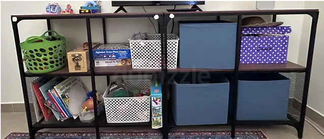 IKEA- FJÄLLBO
Shelving unit, black, 100x95 cm