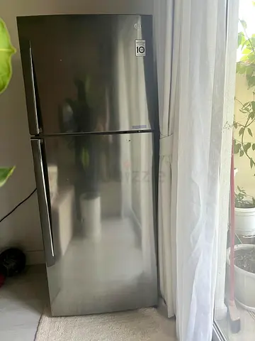 LG Silver Double Door Refrigerator - Good Condition