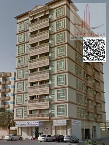 One bedroom and living room for annual rent in Ajman, Al Hamidiya area. Excellent price and prime location.