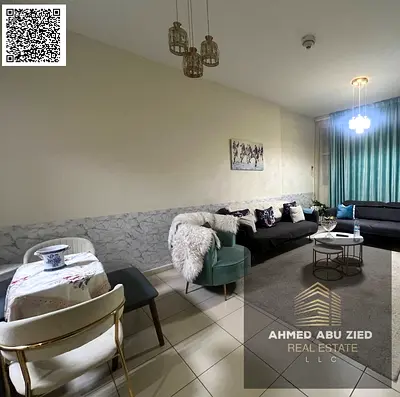 Fully furnished 1 bedroom apartment for annual rent in Ajman One Tower 8 first floor private parkin