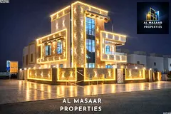 On a main street - opposite a mosque | Own a luxurious 4600 sq ft villa in Al Helio 2, Ajman | 5 mas