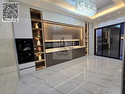 Classic Villa for Sale in Al Helio 1 – Ajman | G+1+R with Luxurious Finishes and a Full Stone Facade