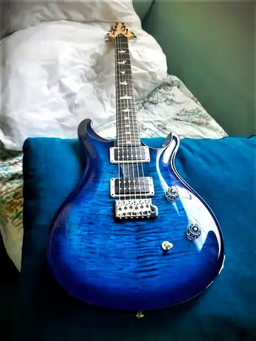 Paul Reed Smith USA - CE24 - AAA Flame - Whale Blue