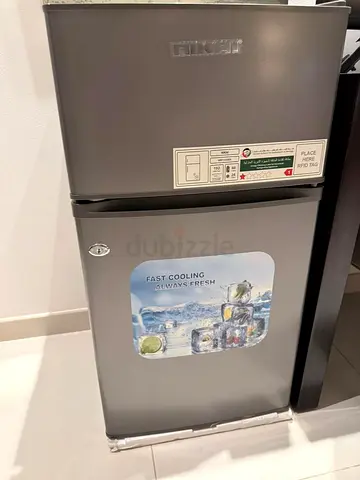 Compact Double-Door Mini Fridge - Perfect Condition with Warranty