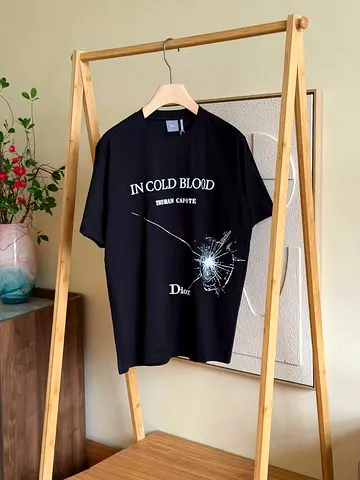 Black Dior Cotton jersey T-shirt