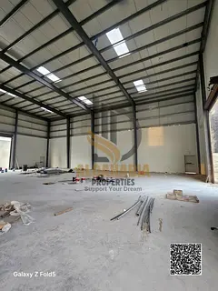 HIGH POWER 130KW// BRAND NEW 10000 SQFT Warehouse for Rent in New Modern Industrial Area, Umm Al Quw