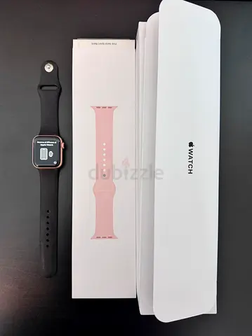 Apple Watch Series 6 40mm rose gold with Original Box + Black  Pink Band