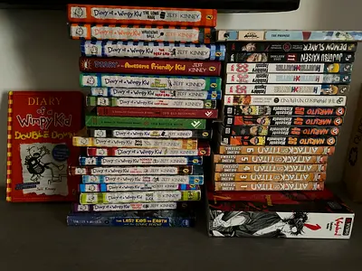 MANGAS AND OTHER CHILDREN ENTERTAINMENT BOOKS COLLECTION , check description for further info