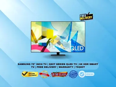 Samsung 75 Inch TV | Q80T Series QLED TV | 4K HDR Smart TV | Free Delivery | Warranty | 75Q80T