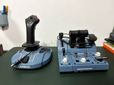 Thrustmaster Airbus Flight Stick and Throttle Quadrant - Excellent Condition - Hardly Used