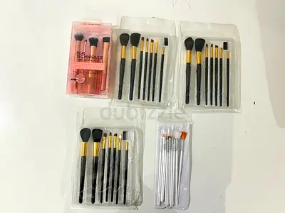 New Makeup Brush Sets x5 — Assorted Face  Eye Brushes, Unused