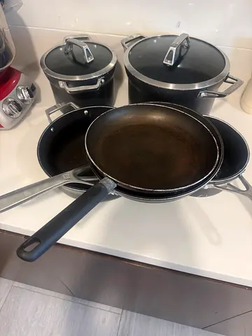 Set of pots and pans