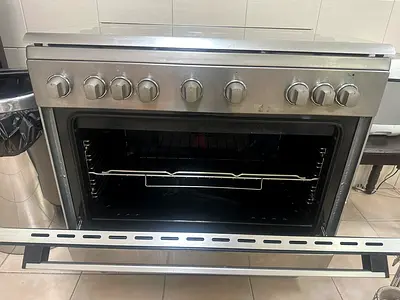 Stainless Steel 90cm Gas Range Cooker with Oven  - Good Working Condition