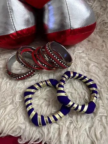 Collection of Ethnic Bangles and Accessories