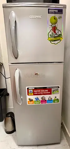 Geepas Double-Door Refrigerator - excellent Working Condition and used for 2 months only very cheap