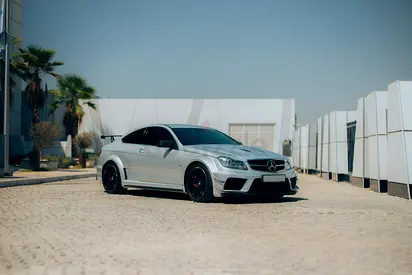 Mercedes-Benz C63 AMG Black Series | GCC | Iridium Silver | 37,000 KM | Full Gargash History