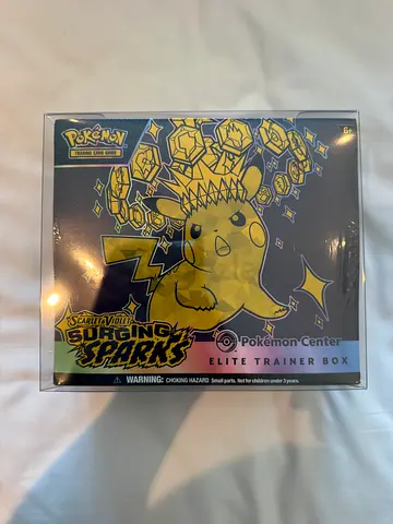 Pokemon Surging Sparks Pokemon Center Exclusive Elite Trainer Box ETB