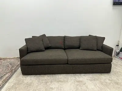Amazing condition cratebarrel three seater sofa