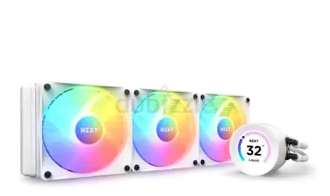 NZXT Kraken 360mm RGB AIO Liquid CPU Cooler (White) - Triple Fan in box condition