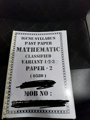 Cambridge IGCSE Maths Topical Past Paper Booklets + Mark Schemes