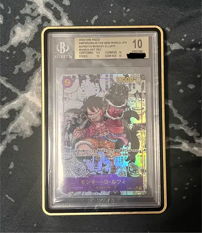 One piece op09 luffy manga BGS 10
