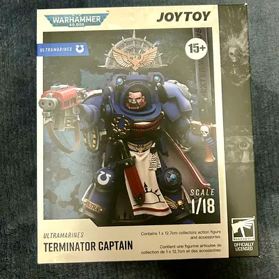 Warhammer 40K Ultramarines Terminator Captain 1/18 Collectors Action Figure - JoyToy