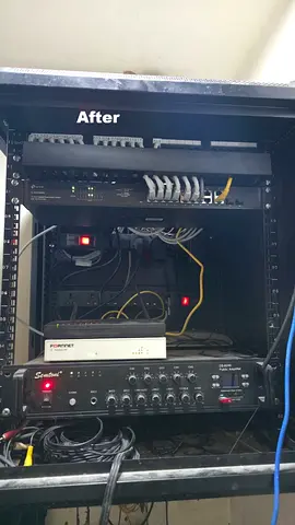IT cabling , sever rack setting cctv biometric