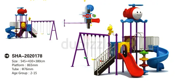 Megastar Tom Monorail Playground: Double Slides, Swings, and Motor Skills Adventure Playset Set