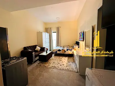 A fully furnished luxury studio apartment with brand new, high-end furniture in a prime location, including all bills, internet, and maintenance.