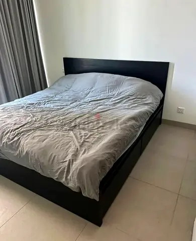 Ikea Queen size bed with mattress available in perfect condition