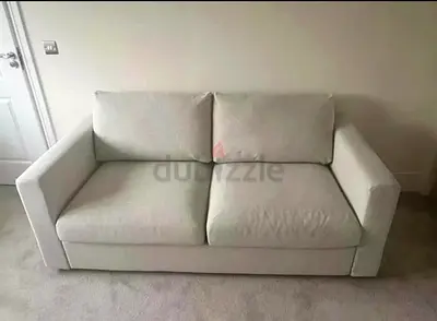 Ikea vimle Comfortable Cream 2 Seater Sofa Cum Bed