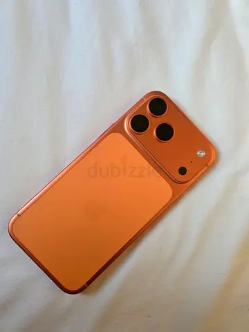 Apple iPhone (Orange) with MagSafe Case - Good Condition