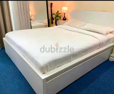 Ikea Queen size bed with mattress available in perfect condition