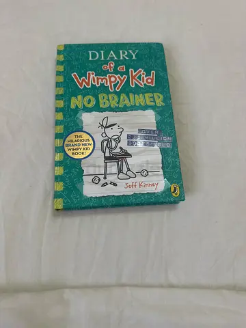 Diary of a Wimpy Kid: No Brainer (hardcover) - used