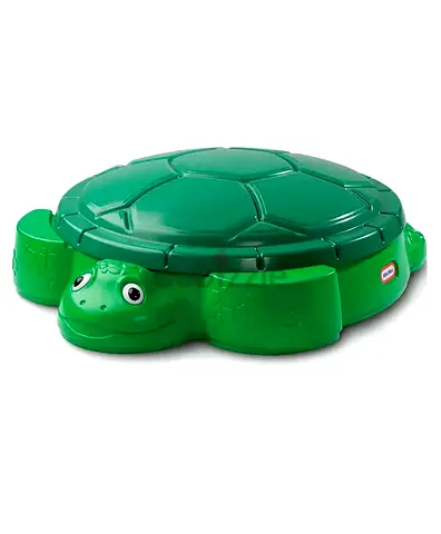 Turtle Sandbox / Kiddie Pool with Lid - Green