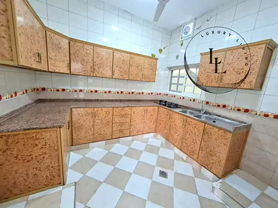 New villa/ Spacious 4 bedroom hall maids room All New AC store room / al sabkha area