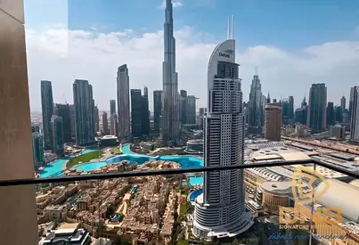 Burj Khalifa & Fountain View | Higher Floor | Furnished | Vacant