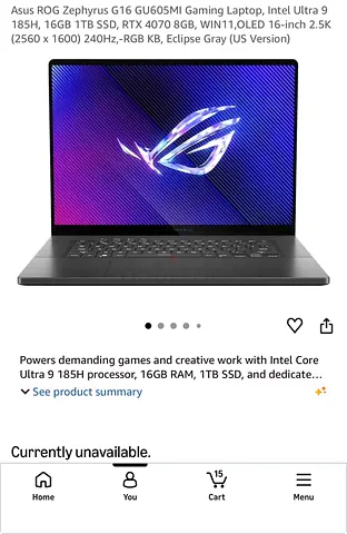 ASUS Rog Zephyrus G16 2024