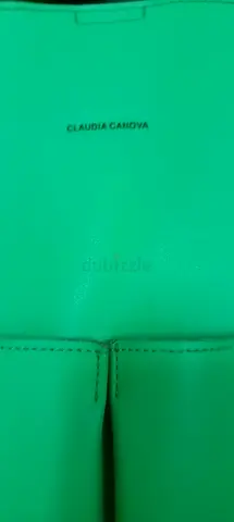 Claudia Canova green leather handbag -  new