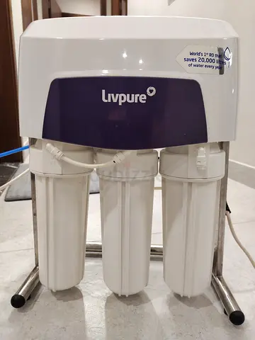 Livpure water purifier and water storage tank