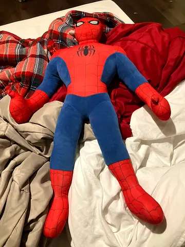 Large Spider-Man Plush Toy - Good Used Condition