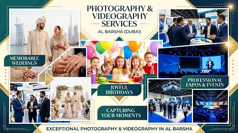 🎬 Need a Photographer  Videographer in Al Barsha, Dubai? Capture Every Detail with Excellence