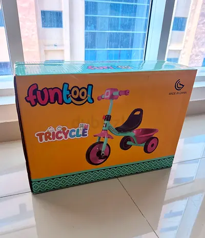 Funtool Tricycle - New in Box, Lightweight Toddler Ride-On