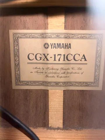 Yamaha CGX171CCA Acoustic-Electric Guitar Natural