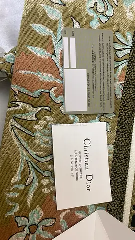 Christian Dior Book Tote – Jardin Botanique Embroidery model, Brand new / unused bag