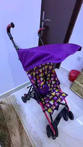 Lightweight purple umbrella stroller - good condition